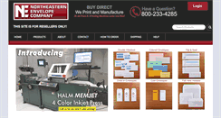 Desktop Screenshot of northeasternenvelope.com